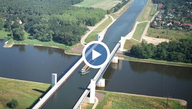 "Магдебург" е най-известният плавателен акведукт в света