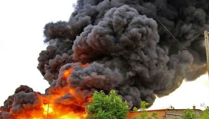 В момента районът е отцепен. По информация на МВР – няма пострадали хора В момента районът е отцепен. По информация на МВР – няма пострадали хора