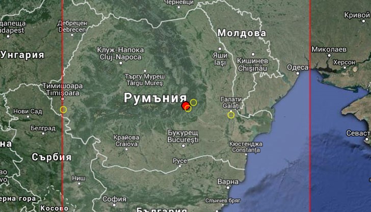Земетресение разклати сеизмична зона Вранча тази нощ, 21 май 2015