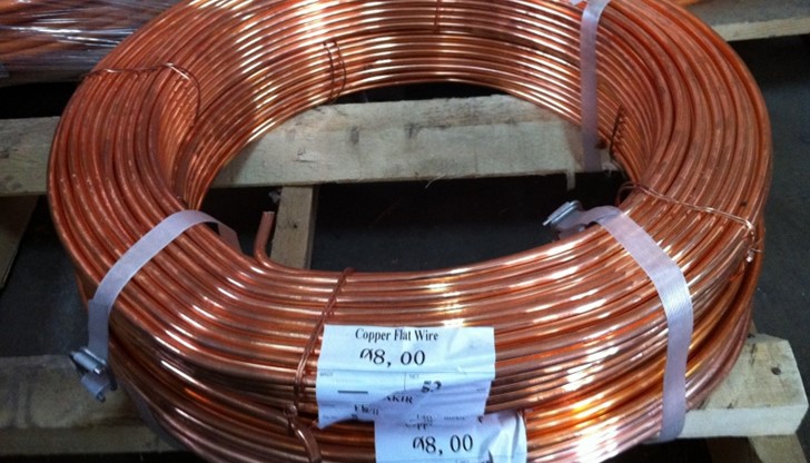 Извършена е кражба на медни кабели