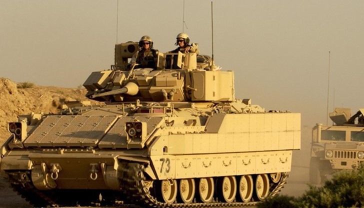 Два танка М1А2 "Ейбрамс" са били натоварени днес за България Два танка М1А2 "Ейбрамс" са били натоварени днес за България