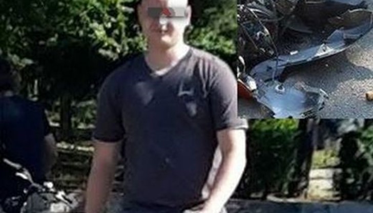 По думите на очевидци, Калоян А. обяснил на полицаите, че моторът се блъснал в него По думите на очевидци, Калоян А. обяснил на полицаите, че моторът се блъснал в него