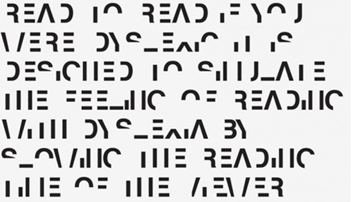 Графичният дизайнер Даниел Бритън е разработил нов, уникален шрифт