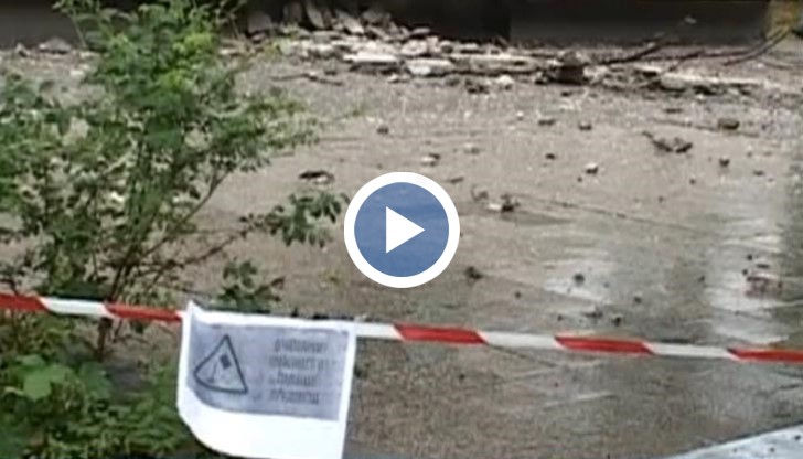 Тераса се срути от 14 етаж на жилищен блок! Трети случай в този блок!