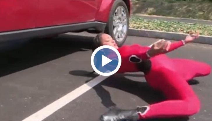 Кралицата на лимбото е жена, която може да изтанцува колоритното движение... под кола