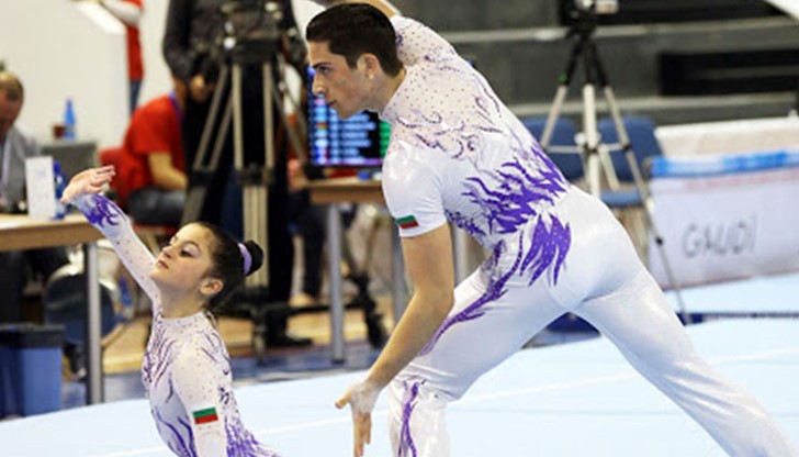 Елена Великова и Алекс Жеков са единствените български акробати, които заминават за игрите в Баку