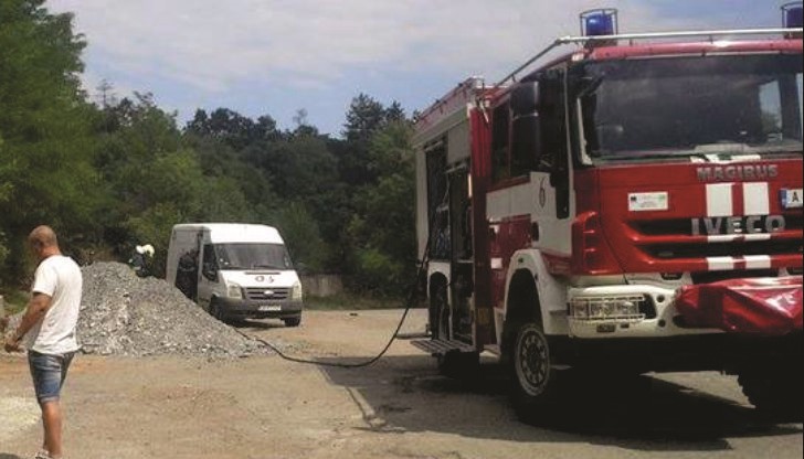 Представител на фирмата отказа да коментира възможните причини да се възпламени бронираният автомобил