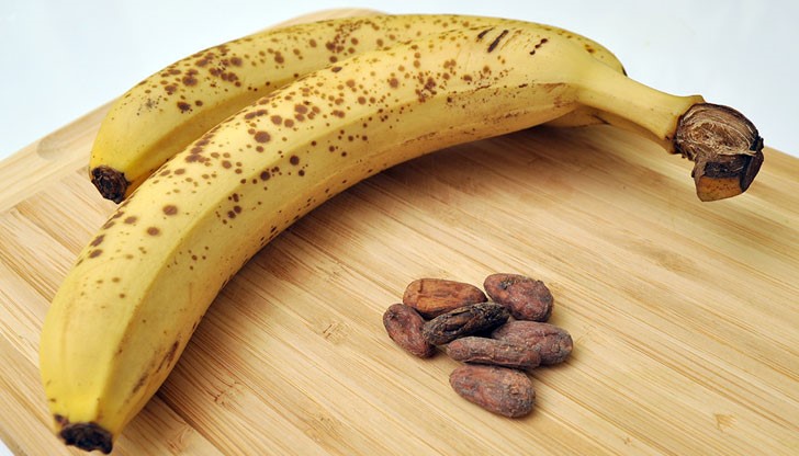 Узрелите банани развиват тъмни петна по кората си