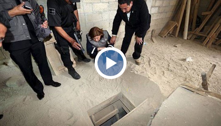 Тунелът, изкопан под килията на наркобарона, е бил с дължина километър и половина