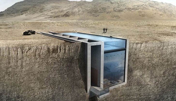 Уникалната сграда предлага красив и ужасяващ изглед