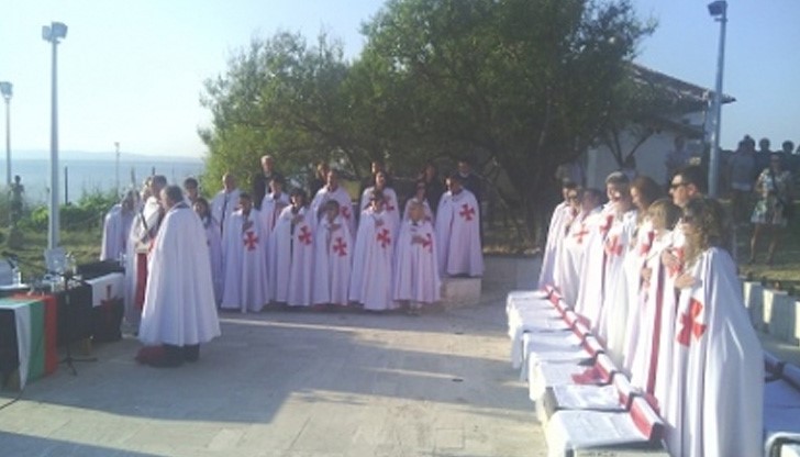 Вчера на остров Света Анастасия се проведе тамплиерски ритуал