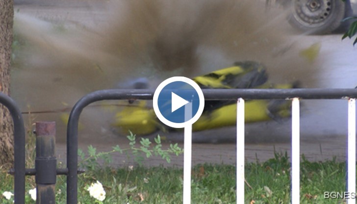 Екип на ДОТИ обезвреди куфара чрез взривяване