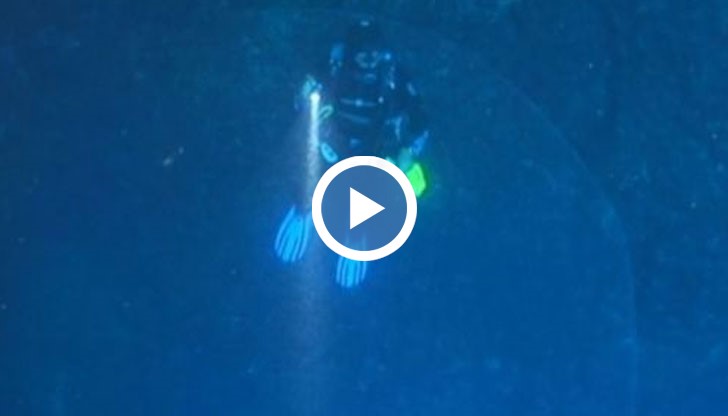 Находката се намира на 22 метра под водата