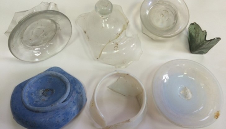 Керамична глава на Дионис е сред находките ...