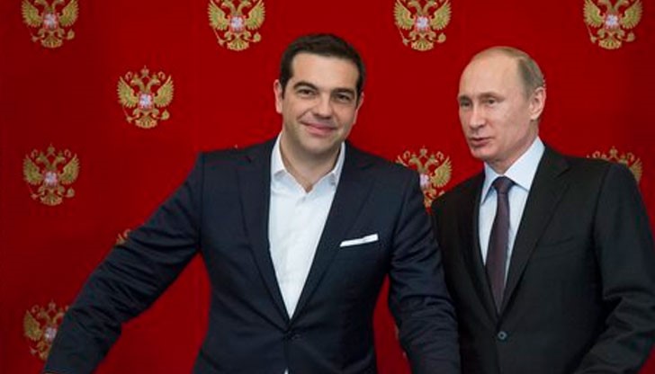 Гръцкият премиер Алексис Ципрас проведе телефонен разговор с руския президент Владимир Путин