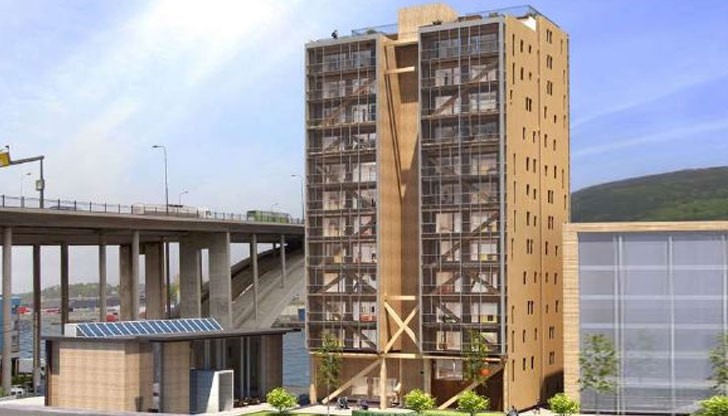 14-етажна сграда с височина 51 м, която ще бъде най-високата дървена сграда в света 14-етажна сграда с височина 51 м, която ще бъде най-високата дървена сграда в света