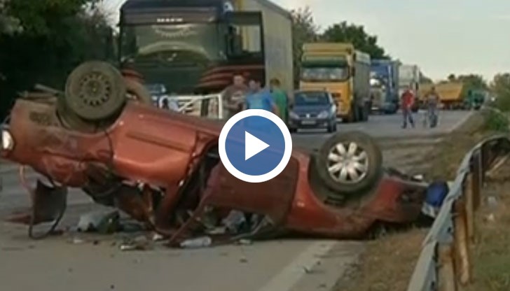 Тежка катастрофа по пътя за Шумен