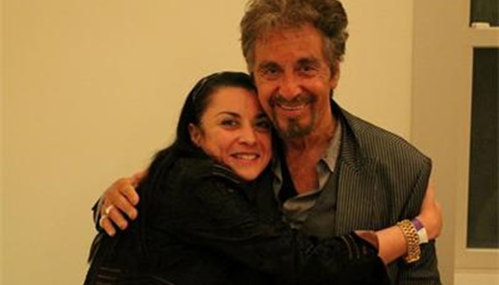 Двамата се срещнаха на дискусия за Саломе след представянето ...