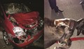 Катастрофа със значителни материални щети между кола и крава