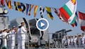 Днес тържествено вдигнаха флаговете на корабите от ВМС