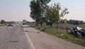 Кадри от кървавата катастрофа на магистрала "Тракия"