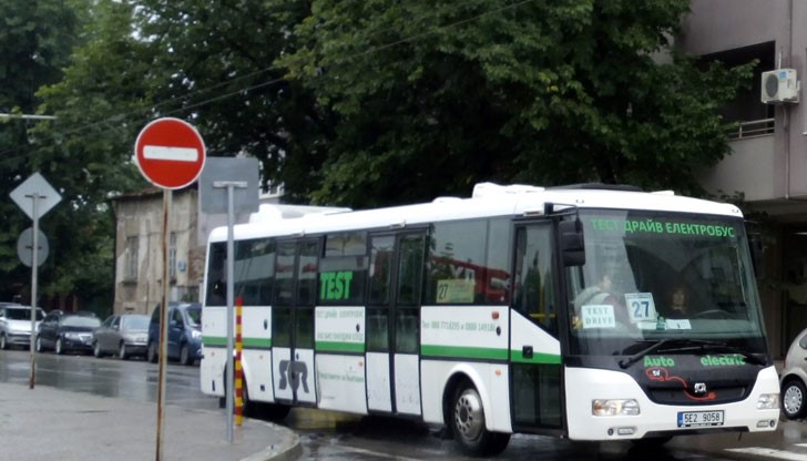Тестовият чешки електробус дойде на проби и в Русе
