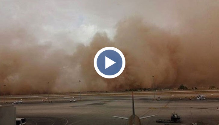 Това е най-силната пясъчна буря в Йордания от години