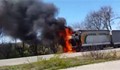 Камион се взриви край Мездра