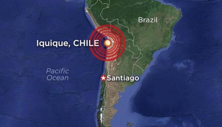 Земетресение с магнитуд 8,3 разтърси крайбрежието на Чили