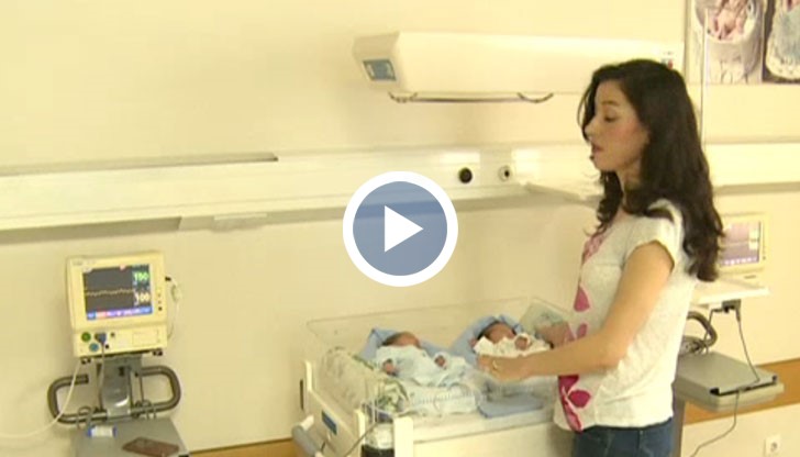 След рискова бременност и преждевременно раждане животът на близнаците и майка им е спасен
