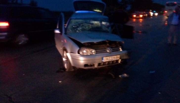 Шофьор е откаран в болница