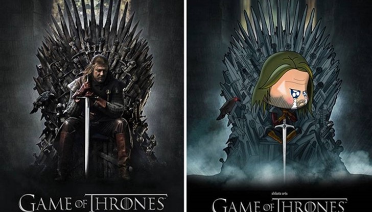 Някога да сте искали да видите любимите си телевизионни герои превърнати в илюстрации?