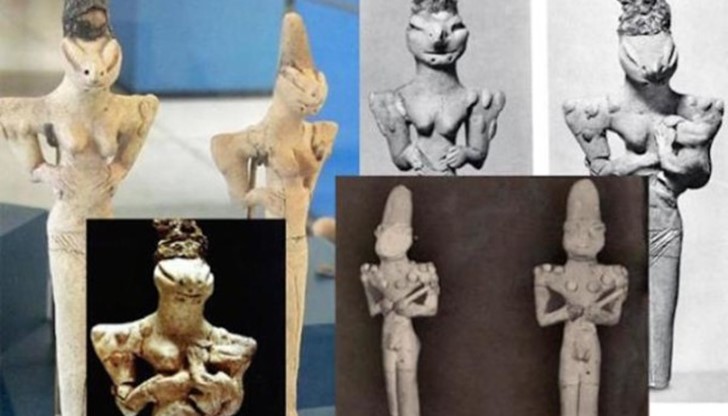 По време на археологическите разкопки в Ал Убаид са открити мистериозни статуетки на гущероподобни хора