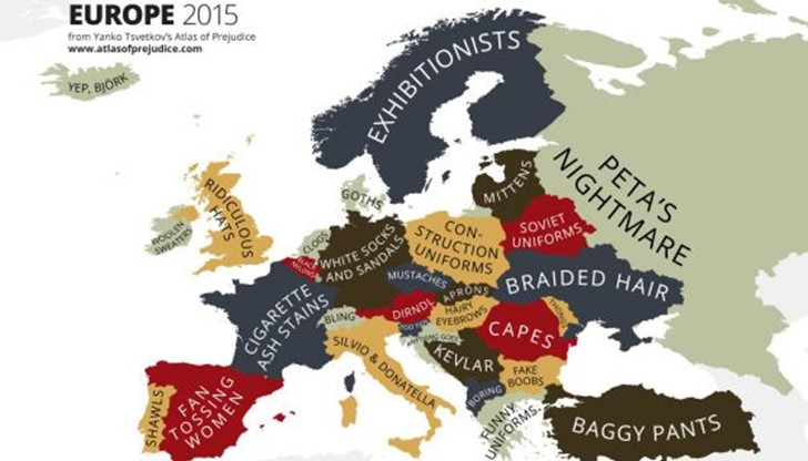 Янко Цветков започнал да съставя такива карти за забавление Янко Цветков започнал да съставя такива карти за забавление