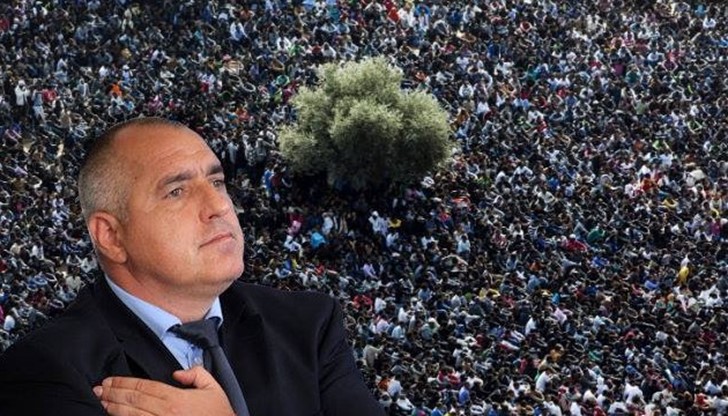 Борисов, не пускай бежанците! Борисов, не пускай бежанците!