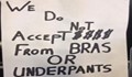 „Не приемаме пари, съхранявани в гащи и сутиени!“