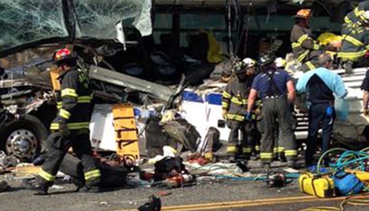 Автобусът е превозвал възрастни хора, заминаващи на екскурзия