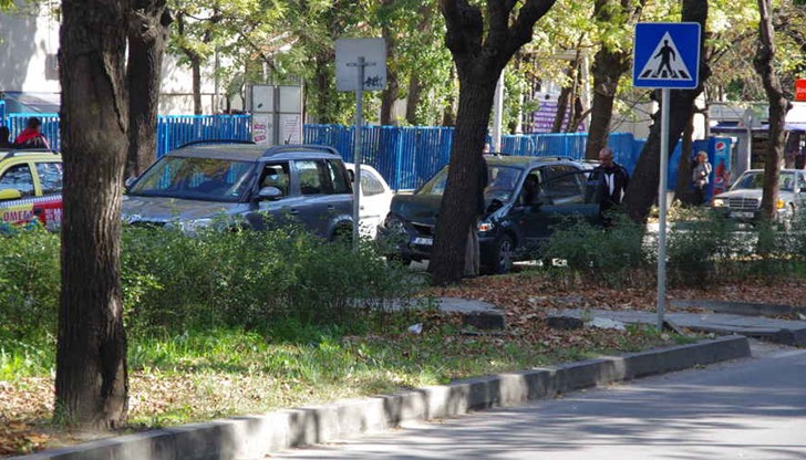 От удара на колите има само материални щети