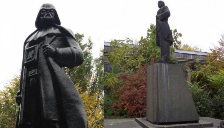 Първият в света паметник на Дарт Вейдър, се появи в Одеса