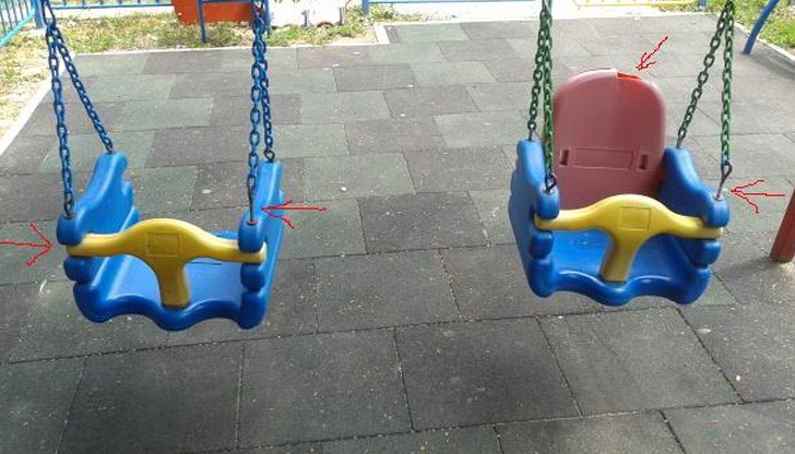 Повечето детски площадки са в същото състояние