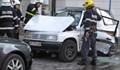 Пожарникари вадиха мъж от “Сузуки" след катастрофа