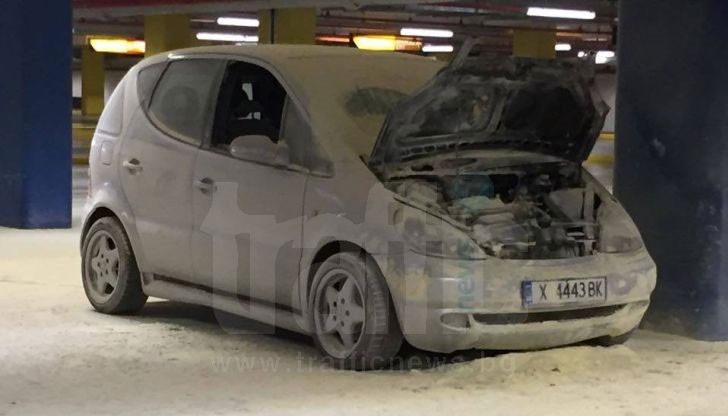 Кола с метанова уредба се е запалила в подземния паркинг, имало опасност от експлозия