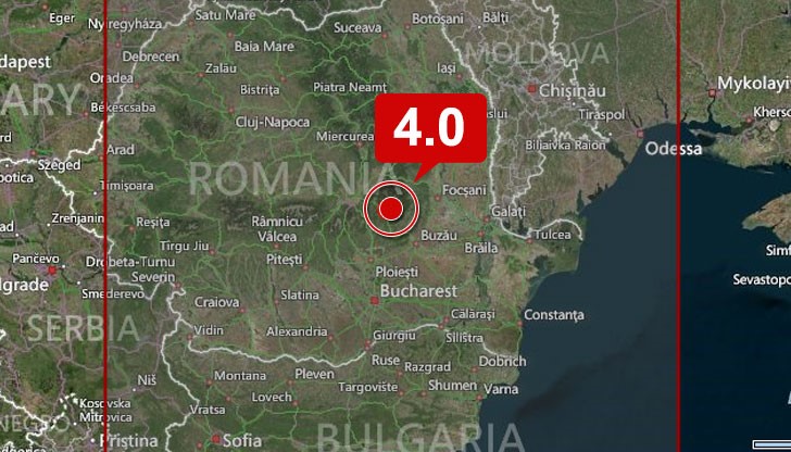 Земетресение разлюля сеизмична зона Вранча днес, 5 ноември 2015 год