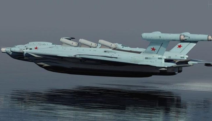Екранопланът – уникалната военна машина от времето на СССР