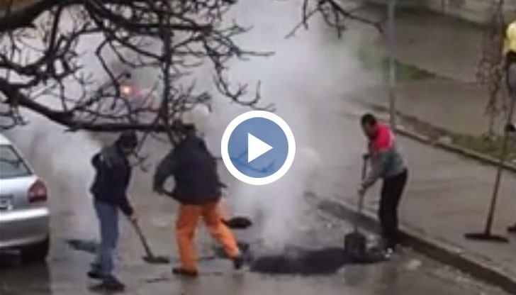 Така се запълват дупки в България