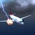 Мълния удари самолет в полет