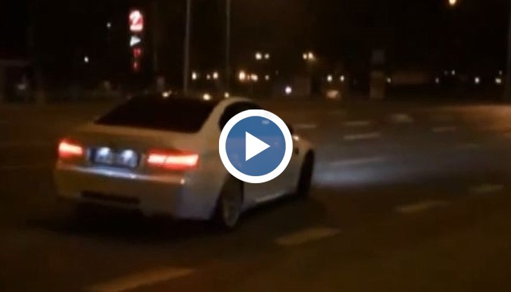 Любителско видео разкрива нови среднощни дрифтове на младежи