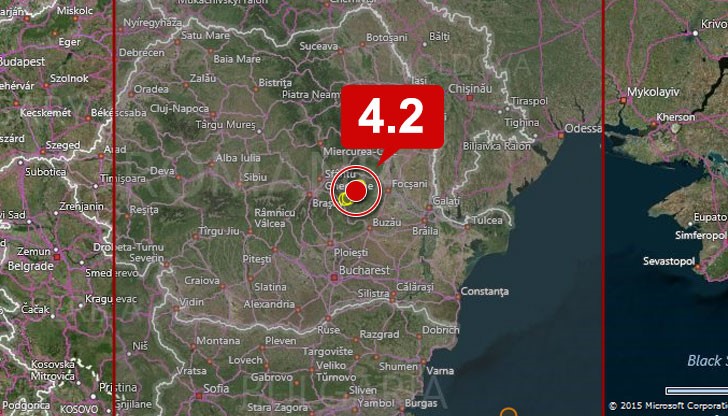 Две земетресение разлюляха сеизмична зона Вранча тази нощ Две земетресение разлюляха сеизмична зона Вранча тази нощ