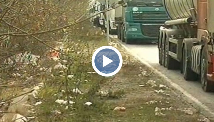 Зелените площи край булевард „България” в Русе са се превърнали в сметища