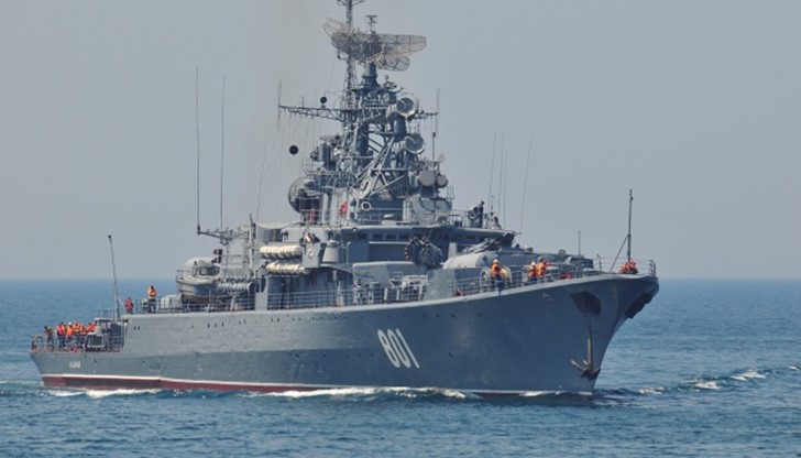 Веднага след стрелбата турският кораб рязко сменил курса